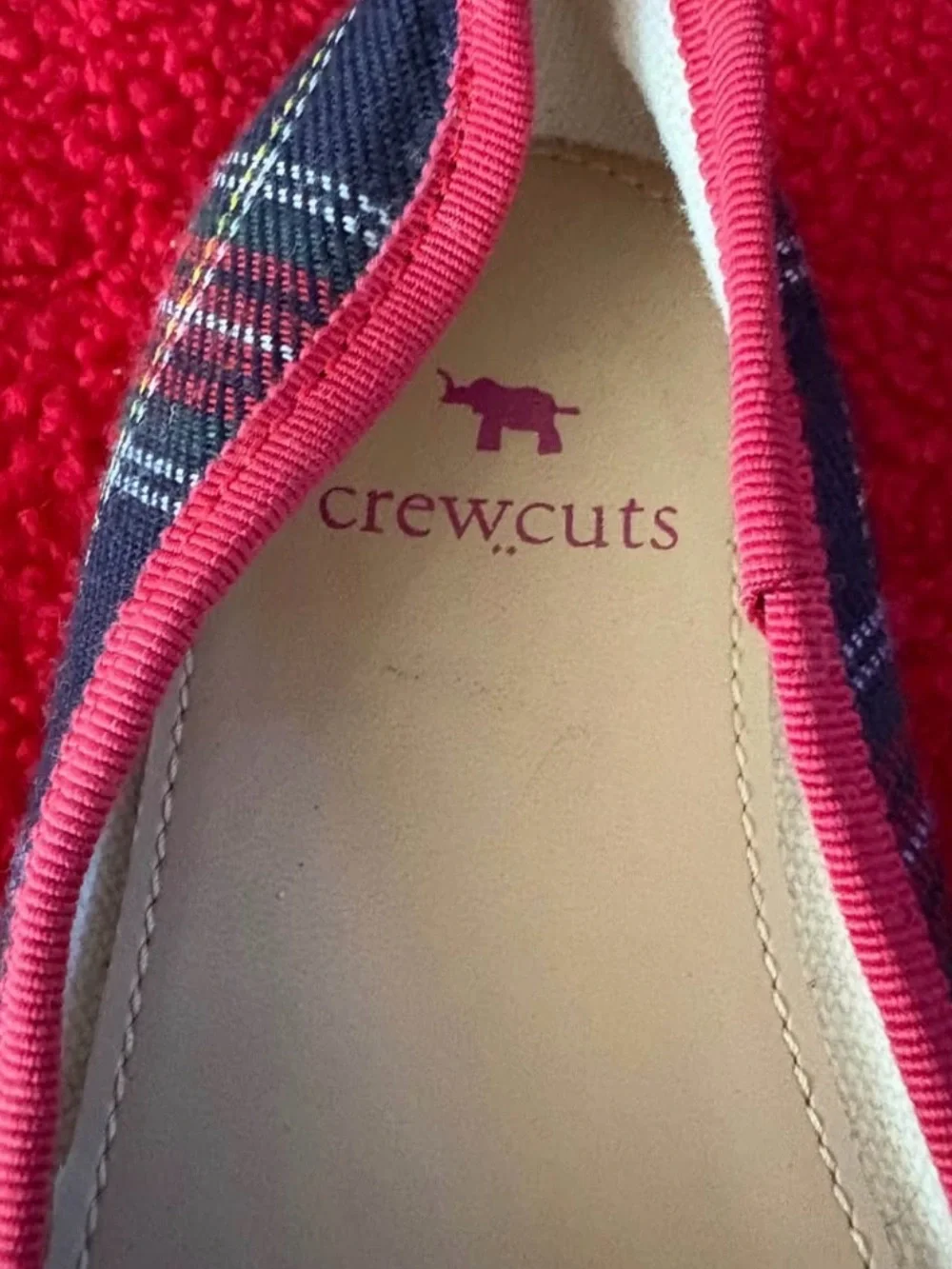 J. Crew tartan ballet